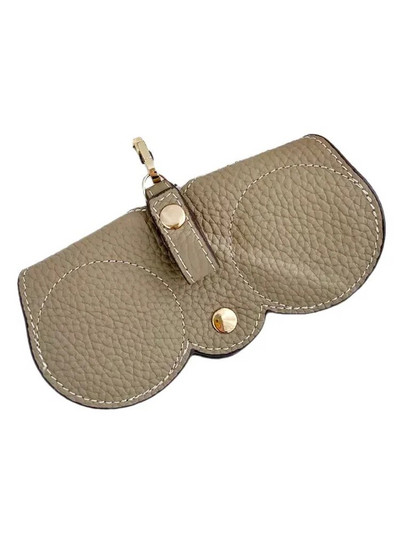 Jauna saulesbriļļu soma Pārnēsājams briļļu futrālis Saulesbrilles aizsargapvalks Cute Eyewear Clip Sieviešu minimālisma briļļu soma