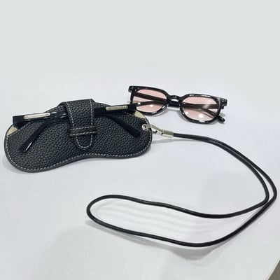 Θήκη γυαλιών Γυναικεία δερμάτινη μαλακή θήκη γυαλιών Τσάντα μόδας φορητό κουτί γυαλιών ηλίου Τσάντα αξεσουάρ Θήκη γυαλιών Γυαλιά ηλίου κουτί