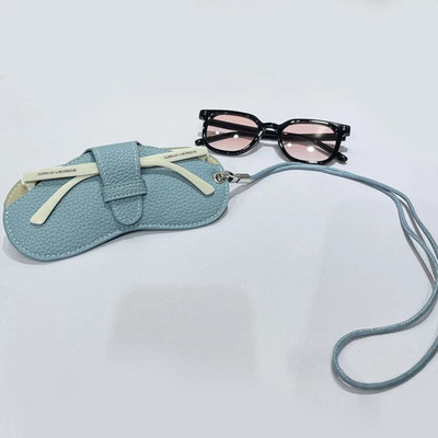 Θήκη γυαλιών Γυναικεία δερμάτινη μαλακή θήκη γυαλιών Τσάντα μόδας φορητό κουτί γυαλιών ηλίου Τσάντα αξεσουάρ Θήκη γυαλιών Γυαλιά ηλίου κουτί