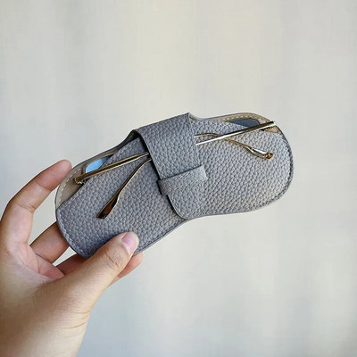 Θήκη γυαλιών Γυναικεία δερμάτινη μαλακή θήκη γυαλιών Τσάντα μόδας φορητό κουτί γυαλιών ηλίου Τσάντα αξεσουάρ Θήκη γυαλιών Γυαλιά ηλίου κουτί