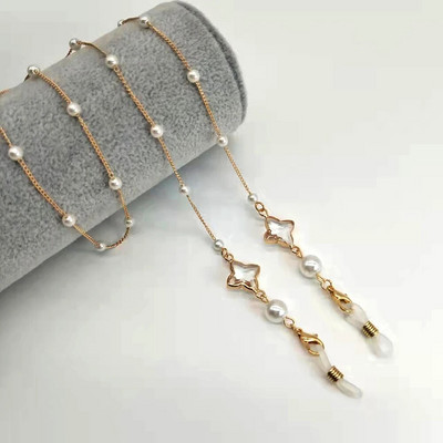 Ženski lanac za naočale, plastična perla u boji srca, kristalni šarm, držač za naočale, držač za naočale za čitanje, remen, maska, uže za vješanje