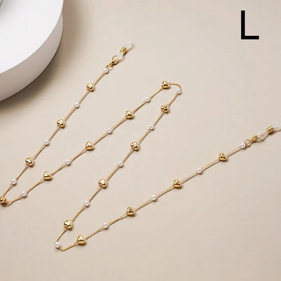 Jauna modes masku ķēde Pērle Ziedu Zvaigzne Brilles Piekārtas Virves Pretnozaudēšanas briļļu maska Štrope Sieviešu saulesbrilles Briļļu ķēde