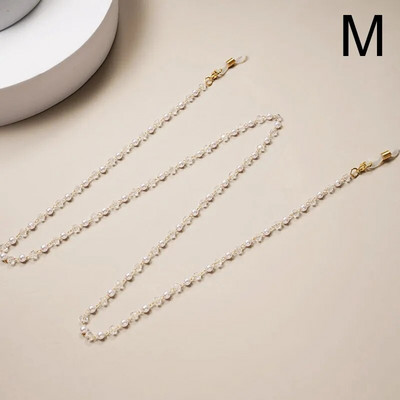 Jauna modes masku ķēde Pērle Ziedu Zvaigzne Brilles Piekārtas Virves Pretnozaudēšanas briļļu maska Štrope Sieviešu saulesbrilles Briļļu ķēde