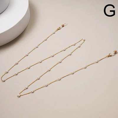 Jauna modes masku ķēde Pērle Ziedu Zvaigzne Brilles Piekārtas Virves Pretnozaudēšanas briļļu maska Štrope Sieviešu saulesbrilles Briļļu ķēde