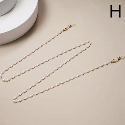 Jauna modes masku ķēde Pērle Ziedu Zvaigzne Brilles Piekārtas Virves Pretnozaudēšanas briļļu maska Štrope Sieviešu saulesbrilles Briļļu ķēde