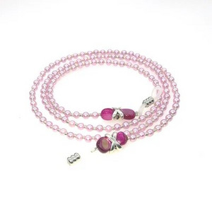 Prillikett valge Väike pärlhelmestega prillikett päikeseprillide hoidja rihm kaelakee