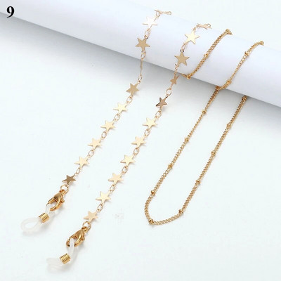 Izvrsni lančići za sunčane naočale srebrne boje Vješalica za masku Traka za vrpcu Biserni cvijet ruže Lanac za naočale Držač maske 2022 Nakit za žene