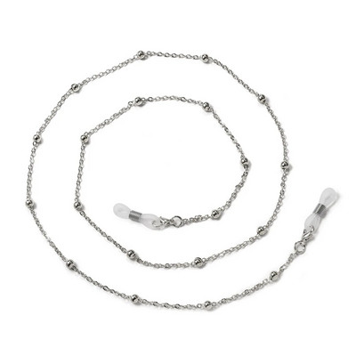 Ochelari de modă Lanț de ochelari cu mărgele pentru femei, mărgele de flori de margarete de vară, cureaua pentru mască, colier lucrat manual, șnur pentru ochelari de soare