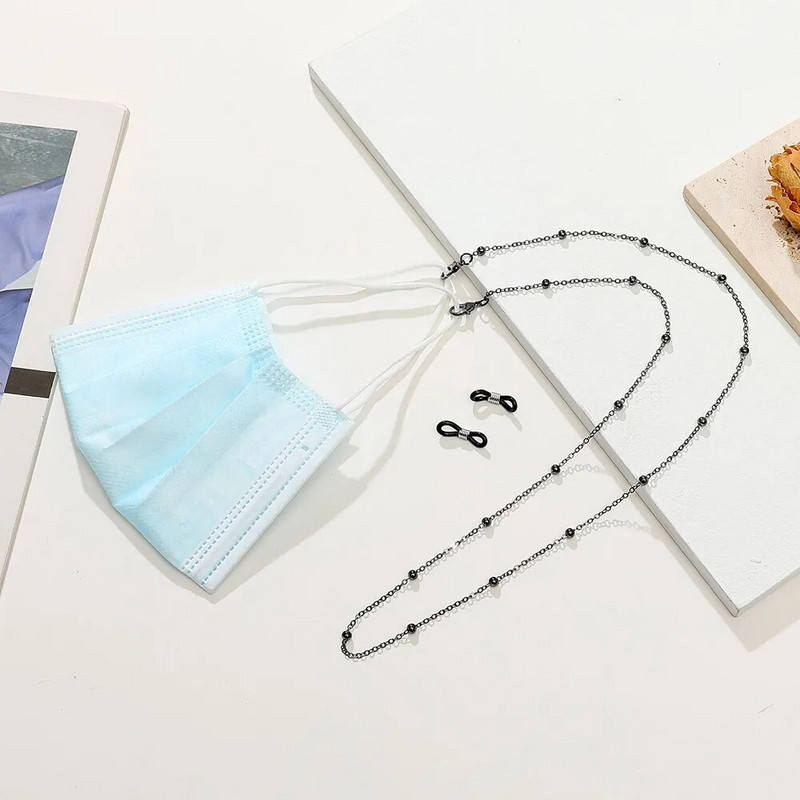 Modes Brilles Pērlīšu Briļļu ķēde Sievietēm Vasaras margrietiņas Ziedu Pērlītes Karājas Maskas Siksniņa Roku darbs Kaklarota Saulesbrilles Štrope