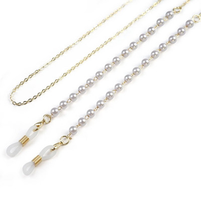 Fashion Pearl Glasses Chain πολύχρωμα στρας Μάσκα Κορδόνι Μεταλλική αλυσίδα γυαλιών ηλίου Anti-lost Hang on Neck Κοσμήματα Αξεσουάρ