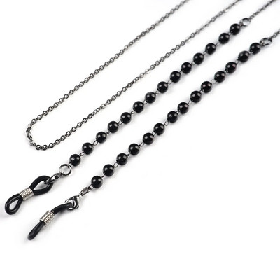 Fashion Pearl Glasses Chain πολύχρωμα στρας Μάσκα Κορδόνι Μεταλλική αλυσίδα γυαλιών ηλίου Anti-lost Hang on Neck Κοσμήματα Αξεσουάρ