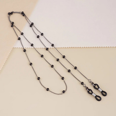 Fashion Pearl Glasses Chain πολύχρωμα στρας Μάσκα Κορδόνι Μεταλλική αλυσίδα γυαλιών ηλίου Anti-lost Hang on Neck Κοσμήματα Αξεσουάρ