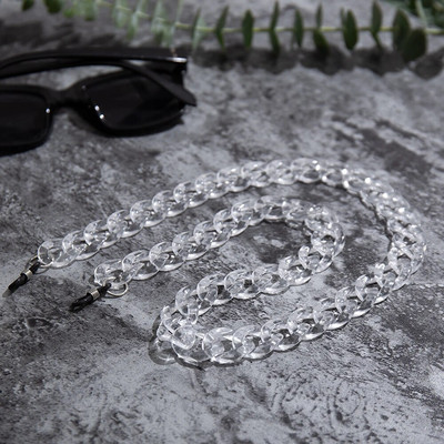 Bohemia akrila lasīšanas brilles ķēdes sievietēm pret slīdēšanu dzintara krāsas leoparda krāsas saulesbrilles ķēdes maskas siksna kakla štropes aksesuāri