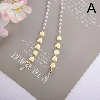 1Gb Sieviešu kristāla pērlīšu briļļu ķēdes Bohēmijas štropes sejas maskas ķēdes turētājs briļļu virve Saulesbrilles aukla kakla siksna