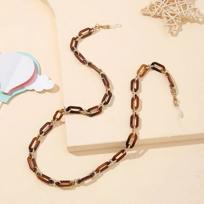 Elegantni lanac od akrilnih naočala u boji slatkiša Višebojne lančić za sunčane naočale Ogrlica s vrpcom Ženske naočale za čitanje Viseći remen oko vrata Uže