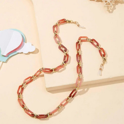 Elegantni lanac od akrilnih naočala u boji slatkiša Višebojne lančić za sunčane naočale Ogrlica s vrpcom Ženske naočale za čitanje Viseći remen oko vrata Uže