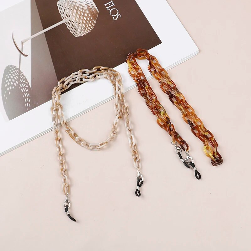 Μόδα Γυαλιά ηλίου Γυναικεία Ακρυλικά Γυαλιά Ακουστικά Αλυσίδα Γυαλιών Οράσεως Αντι-Χαμένη Δαντέλα Κορδόνι Λαιμού Κρεμαστό λουρί μάσκας