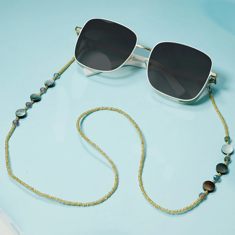 Modes Anti-Lost Briļļu siksniņa Pērlītēm Maska Ķēde Lasīšanas Brilles Saulesbrilles Brilles Turētājs Kakla aukla Briļļu Stra