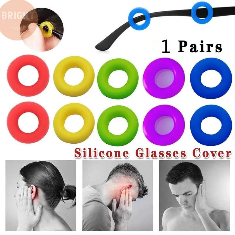 20 komada silikonske kukice za uši Noga za držač rukava za uho Pričvršćivač za dodatke za naočale Držač za naočale protiv pada Držač za naočale