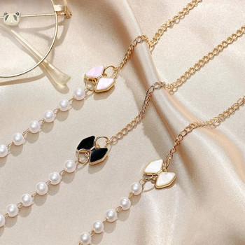 Fashion Pearl Glasses Chain for Women Αντι-απώλεια Γυαλιά ηλίου Lanyard Μάσκα λουράκι Θήκη Κορδόνι λαιμού Hang On Neck Κόσμημα με αλυσίδα γυαλιών