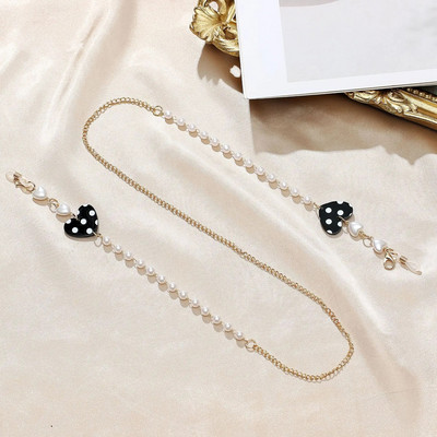 Moodne pärlprillide kett naistele, kaotsiminekuvastane päikeseprillide kaelarihm mask rihmahoidja kaelapael Kaelas riputada prillide kett Ehted