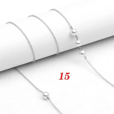 Fashion Pearl Kaukės Grandinėlės Akinių grandinėlė Moterims Retro metaliniai Akiniai nuo saulės Virvelės Akiniai Laido laikiklis Kaklo dirželis Dropshipping