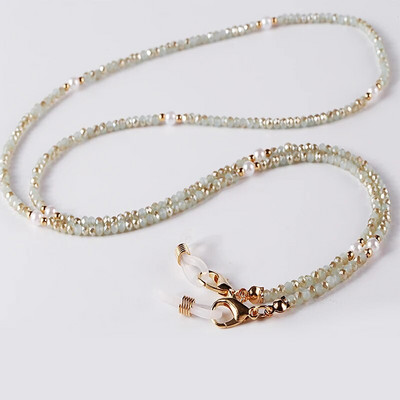 2022. gada jauns krāsains krelles maskas siksniņa kaklarota brilles ķēde briļļu turētājs saulesbrilles aukla sievietēm, meitenes brilles aukla