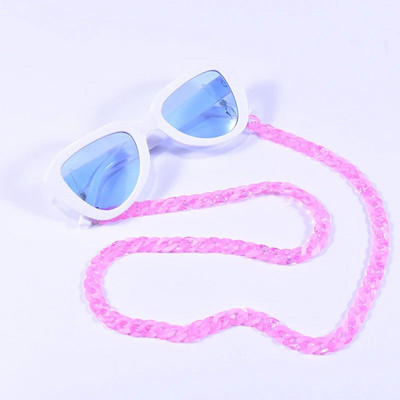 MOON GIRL 72cm akrila saulesbriļļu ķēde sievietēm pret slīdēšanu lasāmbrilles lentes klipsi maskas turētājs kakla siksna štrope Dropshipping