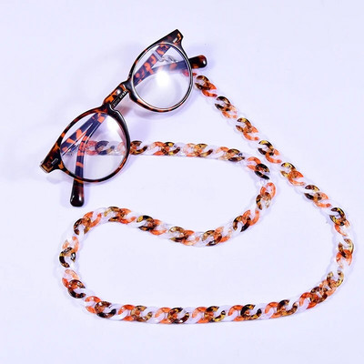 MOON GIRL 72cm akrila saulesbriļļu ķēde sievietēm pret slīdēšanu lasāmbrilles lentes klipsi maskas turētājs kakla siksna štrope Dropshipping