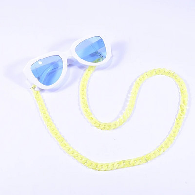 MOON GIRL 72cm akrila saulesbriļļu ķēde sievietēm pret slīdēšanu lasāmbrilles lentes klipsi maskas turētājs kakla siksna štrope Dropshipping