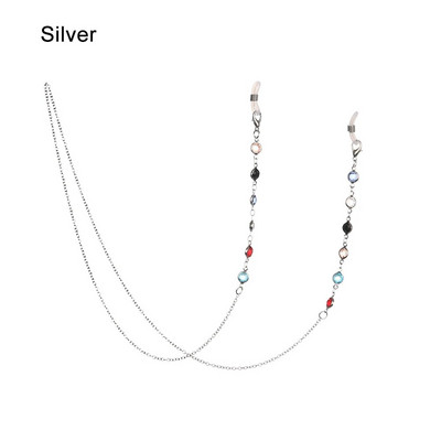 Chic biserni metalni lanac za naočale Neklizajuća vintage vrpca za naočale Držač za naočale za čitanje Traka za oko vrata Uže Lanac za sunčane naočale