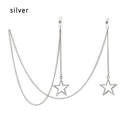 Chic biserni metalni lanac za naočale Neklizajuća vintage vrpca za naočale Držač za naočale za čitanje Traka za oko vrata Uže Lanac za sunčane naočale