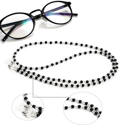 Fashion Beaded Glasses Chain ακρυλικές χάντρες Μάσκα γυαλιών πρεσβυωπίας Κρεμαστό σχοινί Νέα ουδέτερα αλυσίδα γυαλιών Αντι-απώλεια αξεσουάρ