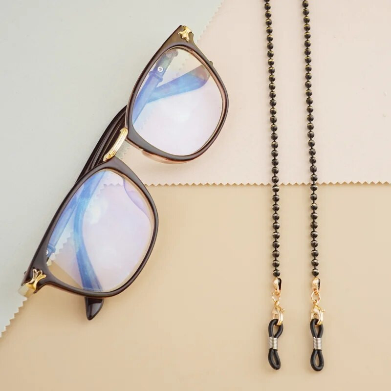 Modes Pērlītes Brilles Ķēdes Akrila Pērlītes Presbyopic Brilles Maskas Piekarināmas Virves Jaunas Neitrālas Brilles Ķēdes Pretpazaudēšanas Aksesuāri