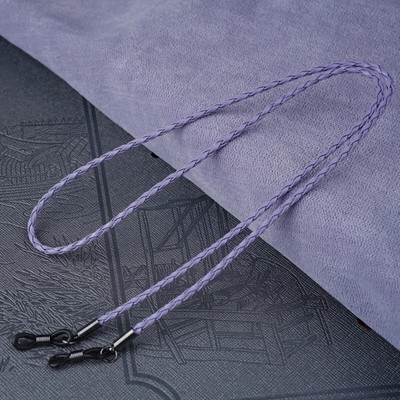 Thick Twist saulesbrilles Ādas virves ķēde Daudzkrāsains lasīšanas brilles ķēde āra sportam neslīdoši briļļu piederumi