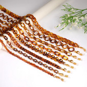 Teamer Leopard akrila brilles ķēde sievietēm vīriešiem sejas maska štrope Modes ķēdes maskai kakla turētājs saulesbrilles siksnas aukla dāvana