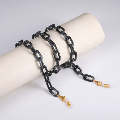 Teamer Leopard akrila brilles ķēde sievietēm vīriešiem sejas maska štrope Modes ķēdes maskai kakla turētājs saulesbrilles siksnas aukla dāvana