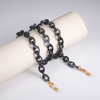 Teamer Leopard akrila brilles ķēde sievietēm vīriešiem sejas maska štrope Modes ķēdes maskai kakla turētājs saulesbrilles siksnas aukla dāvana