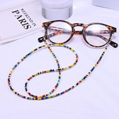Värvilised Seemnehelmed Prillide ketid Maskide jaoks Naine Kaelarihm maskihoidjale Mood Prillid Päikeseprillid Prillipael