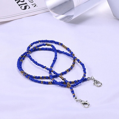 Värvilised Seemnehelmed Prillide ketid Maskide jaoks Naine Kaelarihm maskihoidjale Mood Prillid Päikeseprillid Prillipael