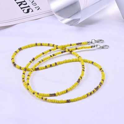 Värvilised Seemnehelmed Prillide ketid Maskide jaoks Naine Kaelarihm maskihoidjale Mood Prillid Päikeseprillid Prillipael