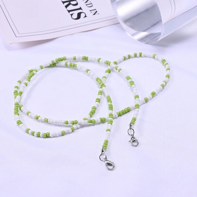 Värvilised Seemnehelmed Prillide ketid Maskide jaoks Naine Kaelarihm maskihoidjale Mood Prillid Päikeseprillid Prillipael