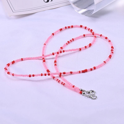 Värvilised Seemnehelmed Prillide ketid Maskide jaoks Naine Kaelarihm maskihoidjale Mood Prillid Päikeseprillid Prillipael