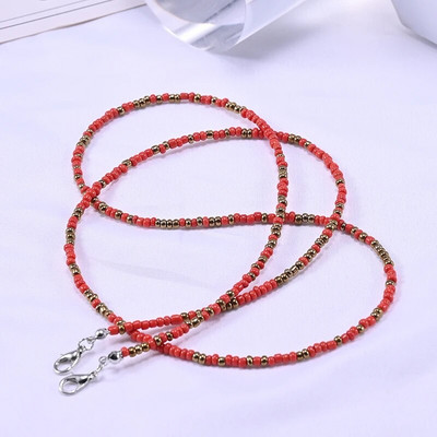 Värvilised Seemnehelmed Prillide ketid Maskide jaoks Naine Kaelarihm maskihoidjale Mood Prillid Päikeseprillid Prillipael