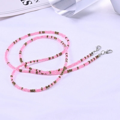 Värvilised Seemnehelmed Prillide ketid Maskide jaoks Naine Kaelarihm maskihoidjale Mood Prillid Päikeseprillid Prillipael