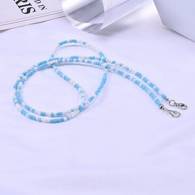 Värvilised Seemnehelmed Prillide ketid Maskide jaoks Naine Kaelarihm maskihoidjale Mood Prillid Päikeseprillid Prillipael