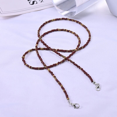 Värvilised Seemnehelmed Prillide ketid Maskide jaoks Naine Kaelarihm maskihoidjale Mood Prillid Päikeseprillid Prillipael