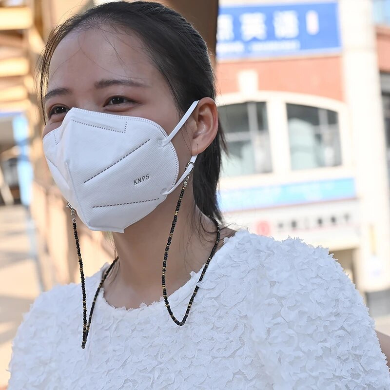 Värvilised Seemnehelmed Prillide ketid Maskide jaoks Naine Kaelarihm maskihoidjale Mood Prillid Päikeseprillid Prillipael