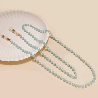 Αντιολισθητική αλυσίδα γυαλιών Creative Crystal Beaded Woman Ανδρικά γυαλιά ηλίου Κορδόνι υποδοχής μάσκας Κορδόνι πολύχρωμα γυαλιά Κοσμήματα