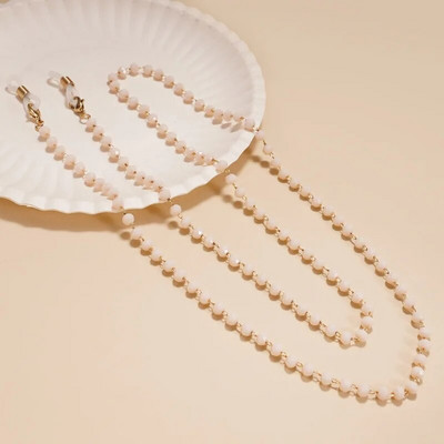 Αντιολισθητική αλυσίδα γυαλιών Creative Crystal Beaded Woman Ανδρικά γυαλιά ηλίου Κορδόνι υποδοχής μάσκας Κορδόνι πολύχρωμα γυαλιά Κοσμήματα